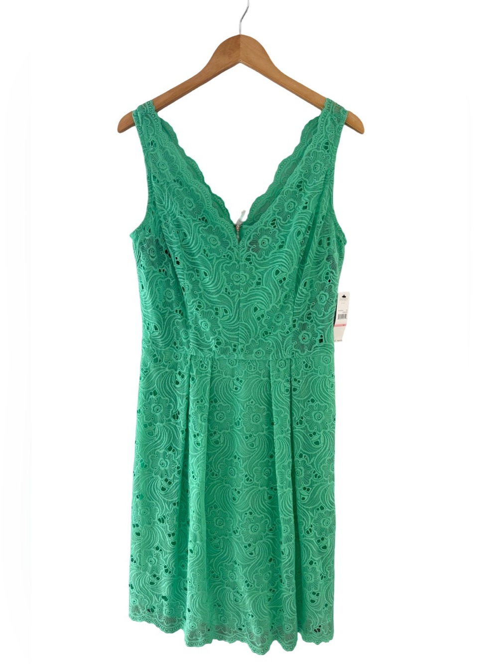 Laundry By Shelli Segal Emerald Green Lace Midi Dress